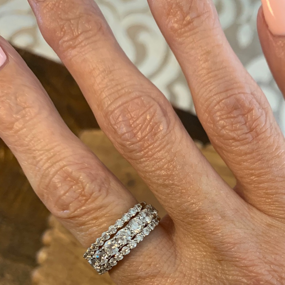 Bella Luce CZ Band Rings